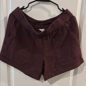 Sonoma Women's Burgundy Shorts